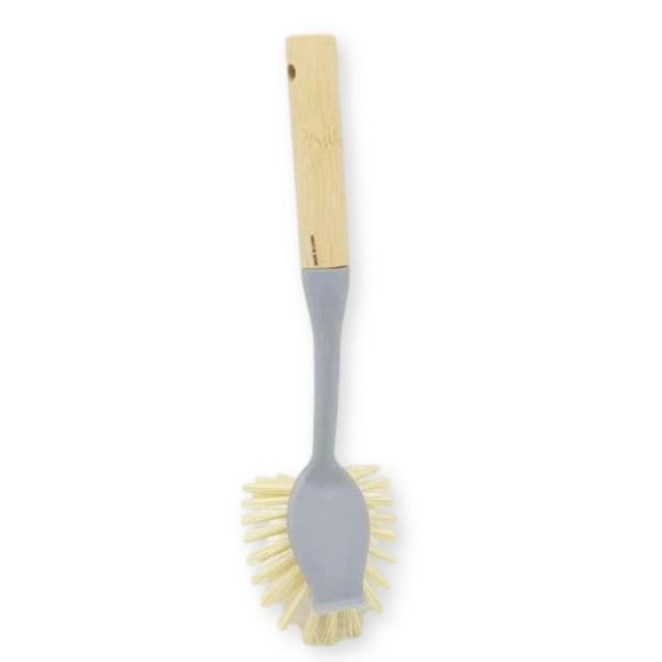 Sustainable Bamboo Dishwashing Brush Plastic Dishwashing Scrub Brush 70g