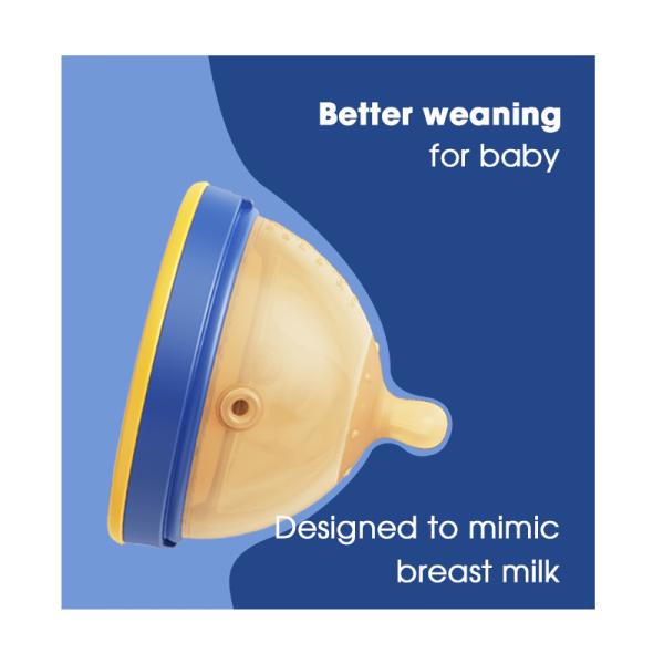 Soft Breast Like Silicone Baby Feeding Bottle Anti Colic For Breastfeeding