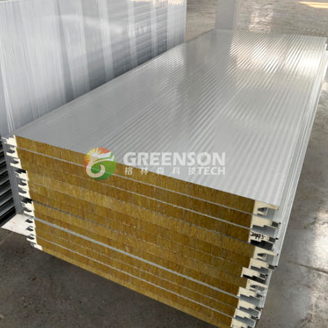 Full-Automatic Mineral Wool Sandwich Panel Machine For Easy To Operate Rock Wool Sandwich Panel Production Line With 40-300 Mm Thickness