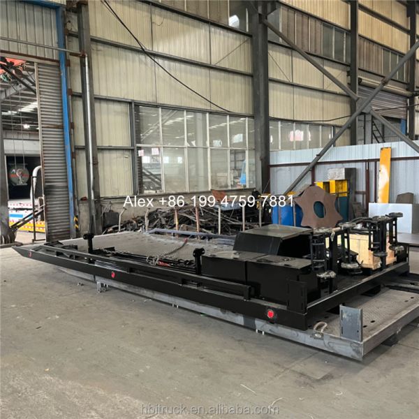 4 тонны 180-градусный ротатор Roll Back грузовик ложе с скользящей лебедкой вращающейся рампы
