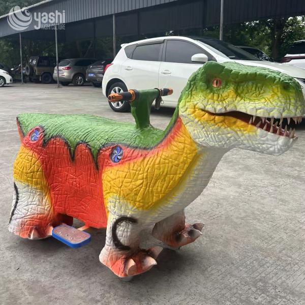 Silicone Outer Skin Children'S Dinosaur Electric Car 5-10m For Shopping Malls