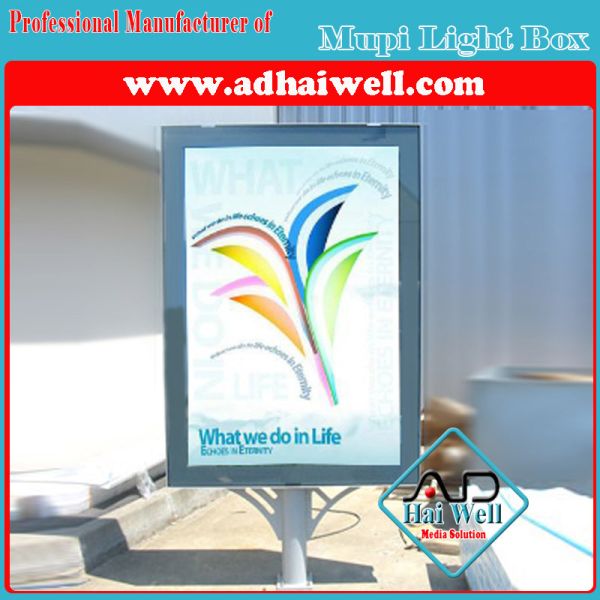 Aluminum Outdoor Advertising Waterproof LED Light Box