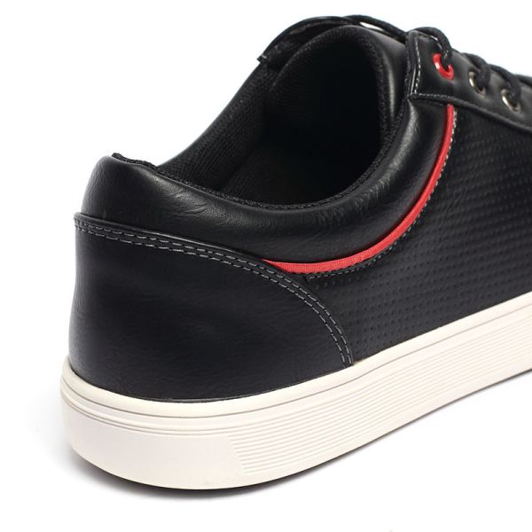 PU Upper Antiskid Black Casual Loafers Breathable For Adult