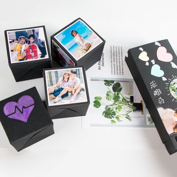 Impressão retangular de empacotamento reciclada mágica do quadrado CMYK da caixa de papel do chocolate do cartão