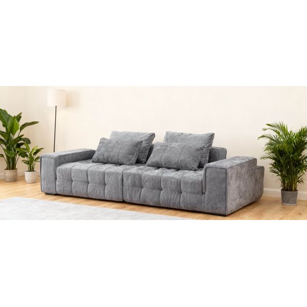Custom Modular Fabric 35D Sponge Upholstered Reclining Sofa Bed Sectional Couch Compressed Sofa for Home Apartment Villa Modern
