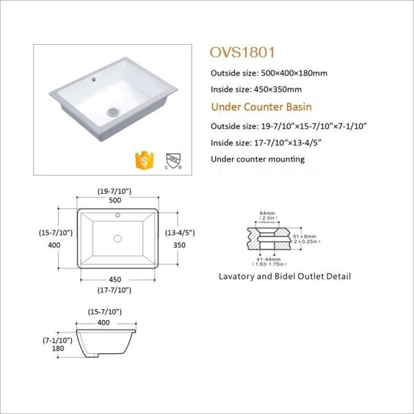 сосуд Bathroom 500x400 Undermount тонет угол шара раковины твердый мягко круглый