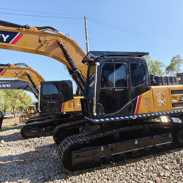 Middle Size SY205 Used SANY Excavators 118kw Rated Power Mitsubishi 4M50 Engine