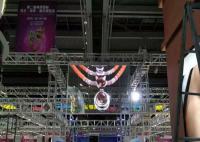 Dos video de vidro transparente interno do peso leve 9216 da parede da exposição de diodo emissor de luz P10/Sqm