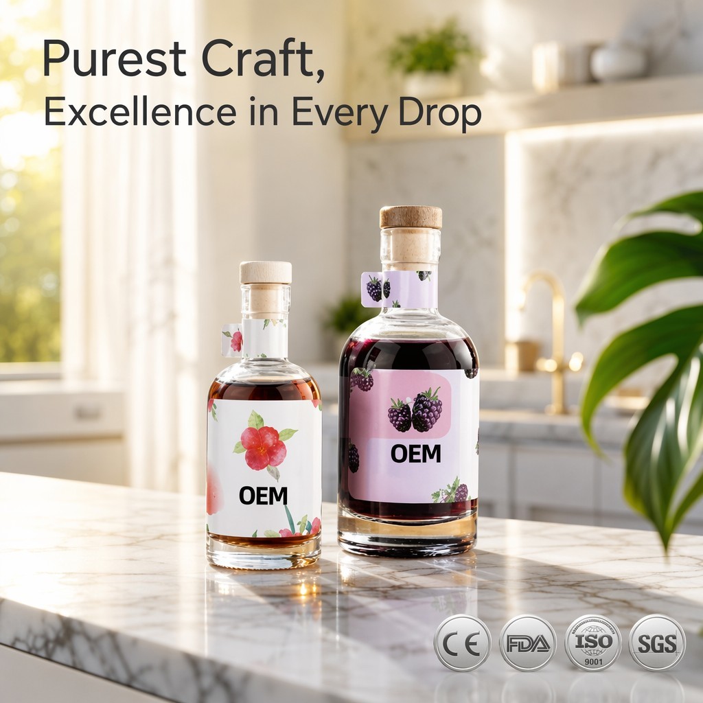 Custom Heavy Bottom Glass Wine Bottle With Leakproof Sealing Solution