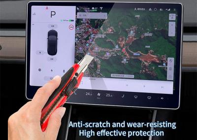 Pour l'écran anti-éclatement sûr de verre trempé de navigation de voiture d'écran tactile de contrôle central de dureté du Tesla Model 3 Y 9H
