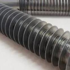 ASTM soldou os tubos de aleta
