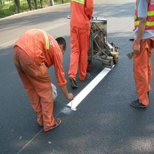 Powder Paint Glow In The Dark Thermoplastic Road Marking Paint Yellow And White Quick Drying