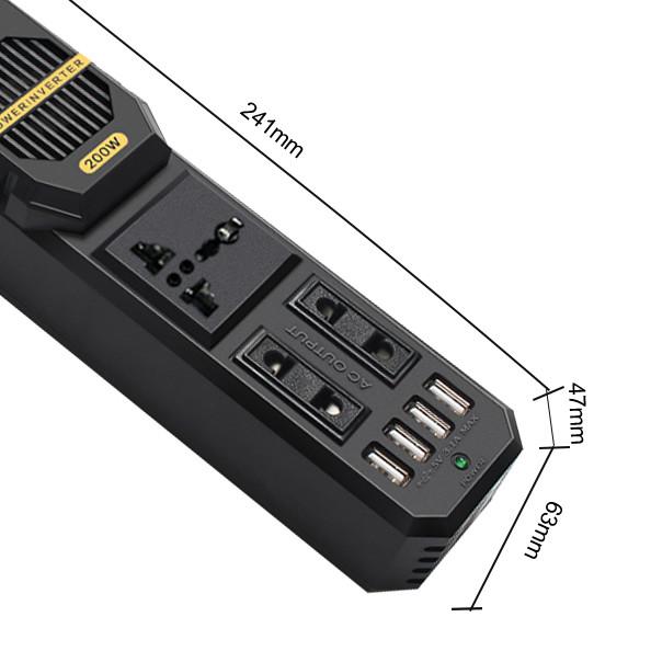 Usb Socket Car Inverter 12V 24V To 220V Dc 300W Car Power Inverter Power Inverter For Car