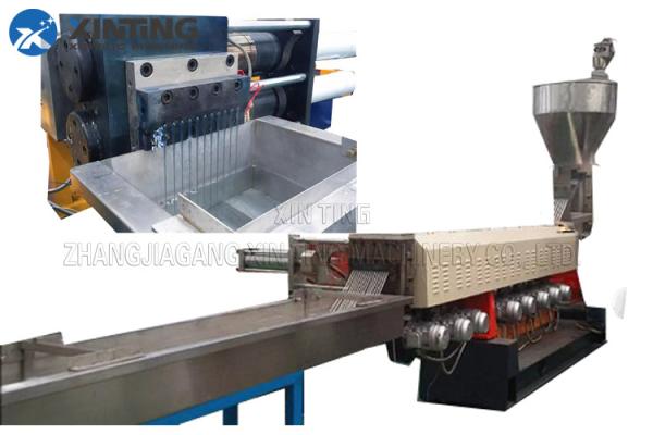 Cutting Type Waste Recycling Equipment , PET Bottle Washing Line Pelletizing Machine