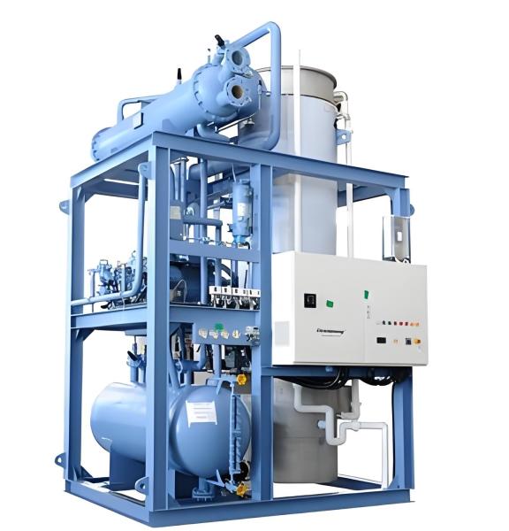 Commercial Seawater Flake Ice Machine Air Cooled With Danfoss Expansion Valve