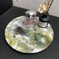 High Performance Round Marble Plate Wear Resistant Stone Cold Emerald Jade Ice Green Marble