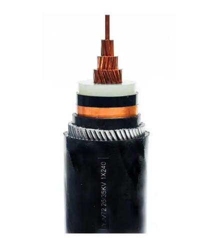 Outdoor Black XLPE PVC Armoured Cable 1000m Length 70℃ Temperature Rating
