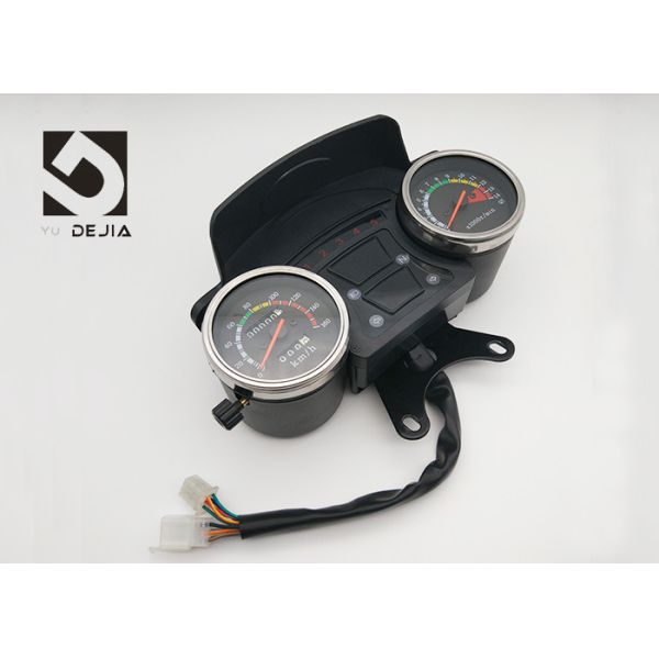 Oriental Red F2 Digital Motorcycle Speedometer Tachometer With Engine Oil Warning Light