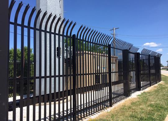 Metal D And W Pale 1.5m Steel Palisade Fencing Industry Security Panels
