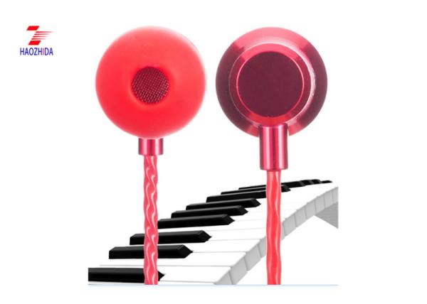 Mobile Phone In-ear  Cell Phone Clear Air Tube Earphone with Mic HZD1806E Mp3 mp4 player 6 u speaker