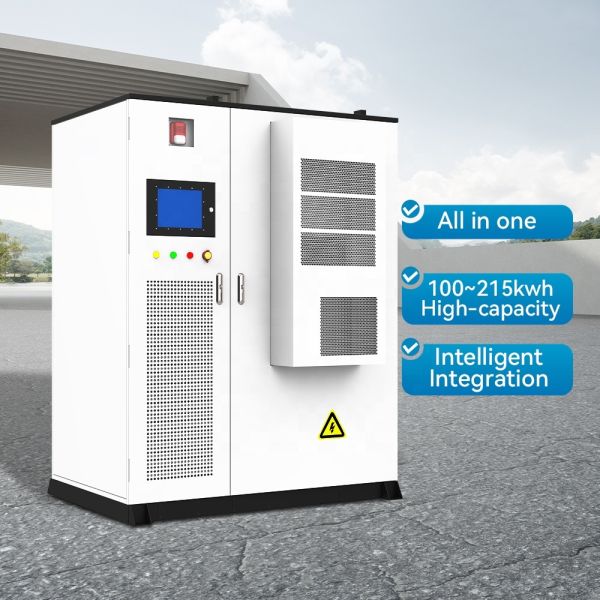 Manufacturer's High Voltage 100kw 215kwh All-In-One Battery Energy Storage System Lithium Ion Lifepo4 Utility