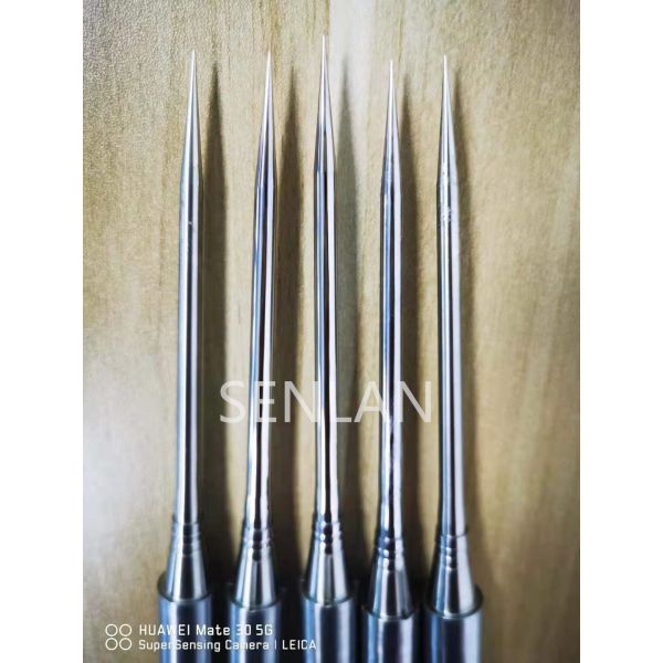 Precision Core Pin for Pipette Tips Molds with Mirror Polish, High Precision, and M340 Material
