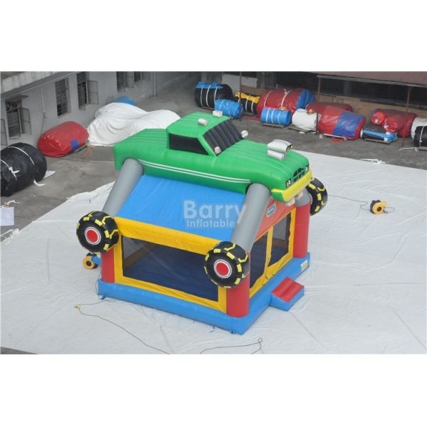 Дом прыжка автомобиля/тележки конструкции коммерчески гигантского надувного замка смешной раздувной