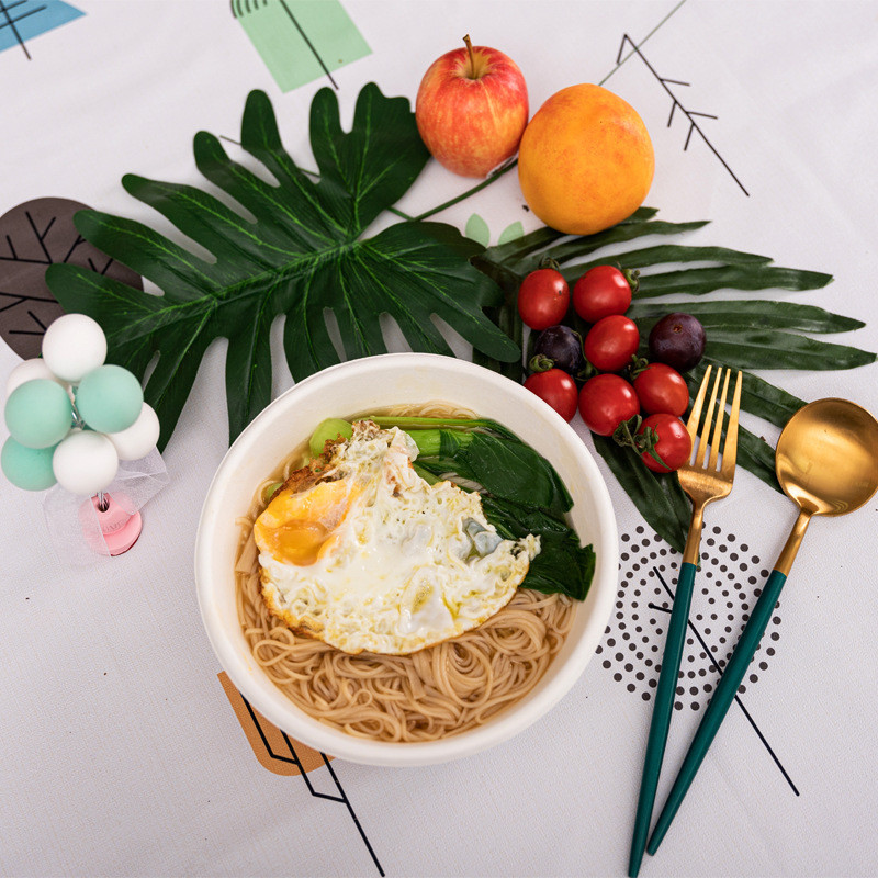 Багасса пульпирует Biodegradable шары с крышками, Compostable контейнерами салат