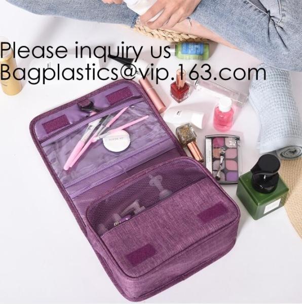 Fashion Waterproof High Quality Multi-Function Travel Makeup Organizer Women Cosmetic Bag,Canvas Women Cosmetic Bag With