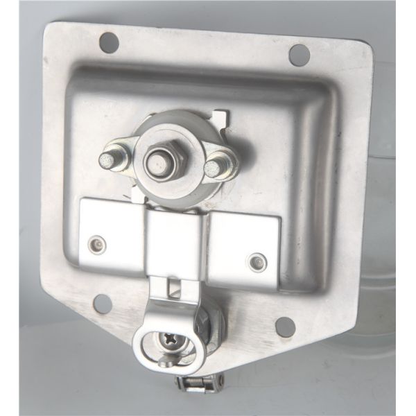 Caja de herramientas con manija en T plegable empotrada Cerraduras Cerradura de panel de gabinete de superficie cromada