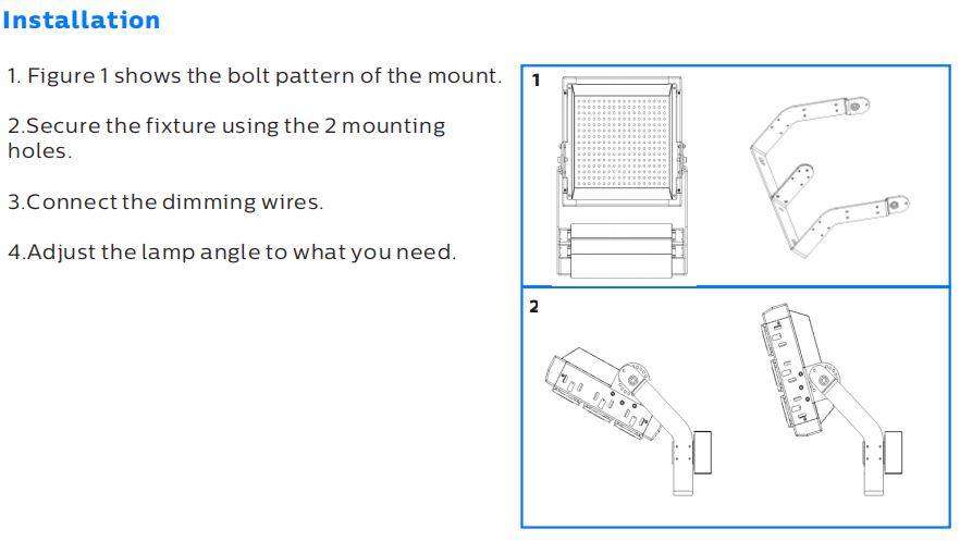 400W LED Flood Lights IP66 150LPW With Different Beam Angle For Football Court