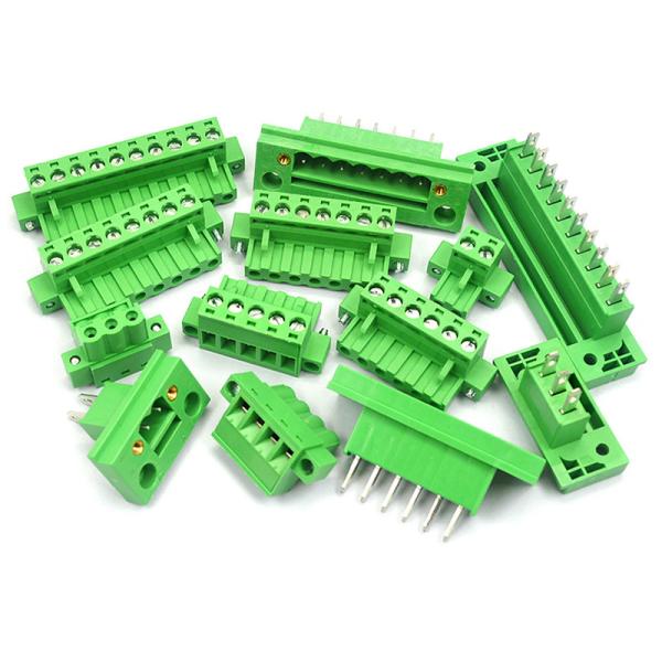 5.08 mm pitch Panel Mount Flange Fixed Feed Through Screw Terminal Blocks