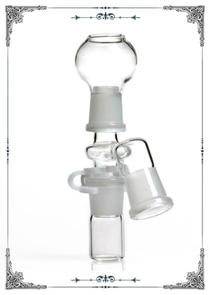 Smoking Reclaim Ash Catcher Male 45 degree Joint 14mm / 18mm For Glass Bong