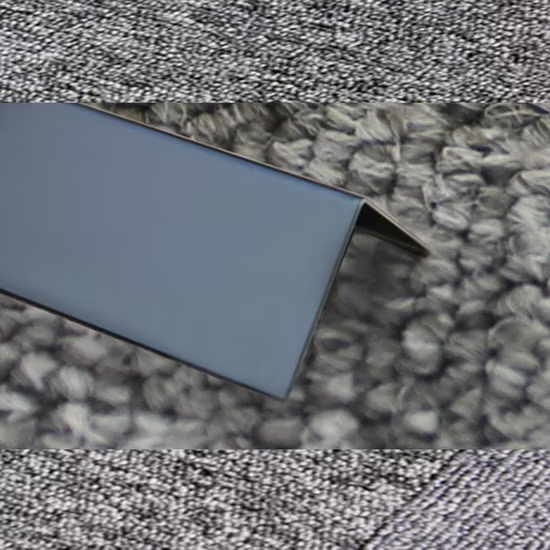 Bande en acier inoxydable L profil L profil décor intérieur