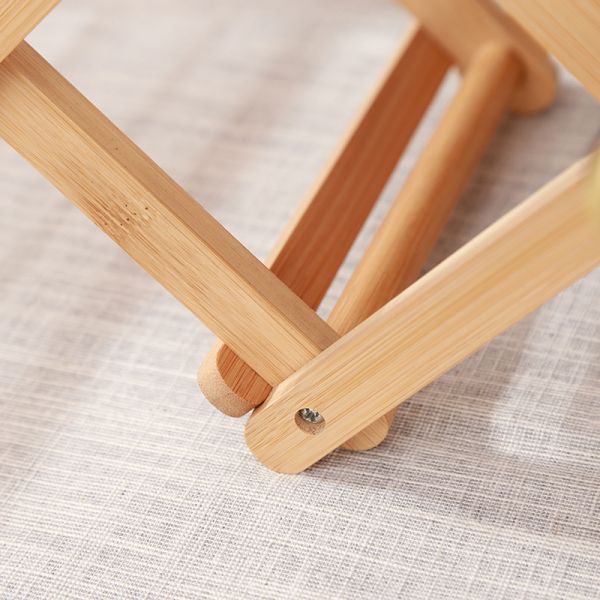 Организуйте свою кухню с помощью этой складной бамбуковой стойки для вина