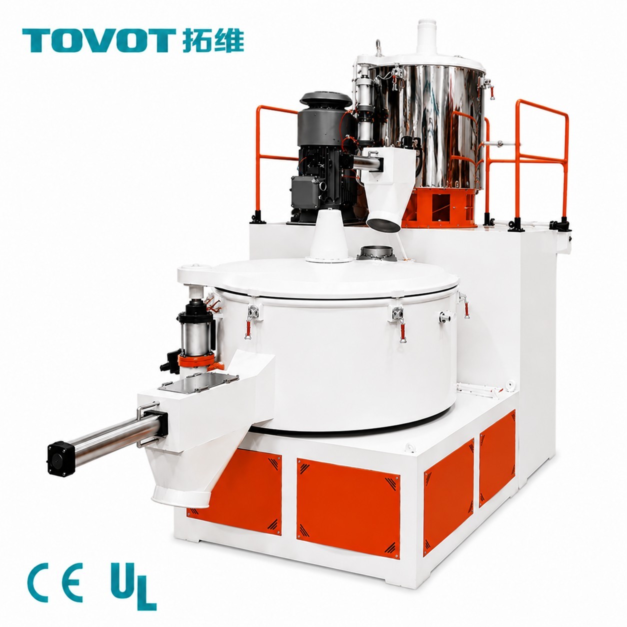 Automatic Mixer Machine 300kg/h–400kg/h High Speed Mixer For PVC Compounding