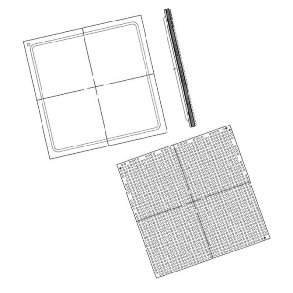 XC5VLX155T-1FF1738C 7632kbit 680 I/O Virtex FPGA