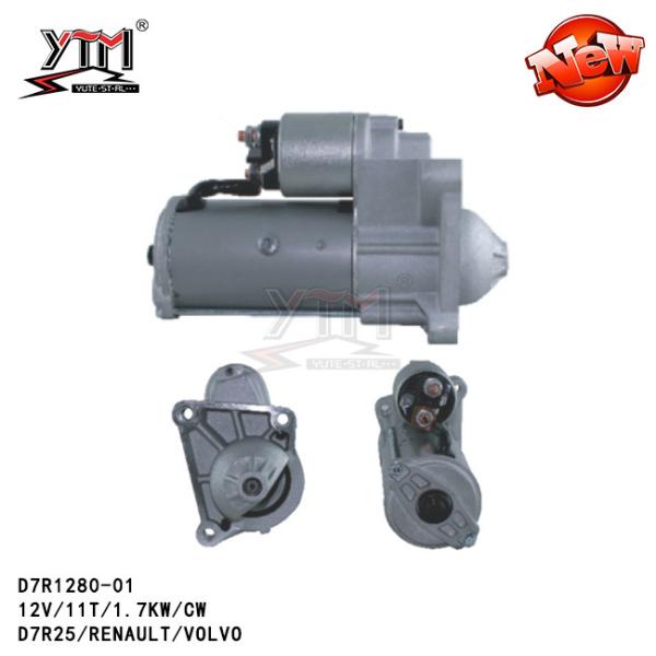 Motor de acionador de partida do motor de D7R1280-01 D7R25 PARA RENAUL  LANCIA MITSUBISHI 12V 1.7KW CW
