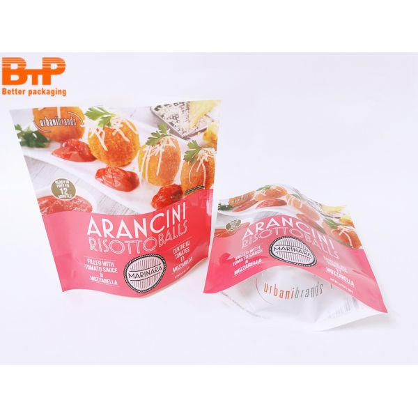Recycle PE Bags Plastic Packaging Pouch Stand up Bag for Food Snack Beef Jerky Meat Package  Sealing Pouch