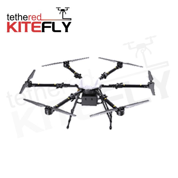 Fast Charging 6 Rotors Tethered Aircraft With Protection Rating IP45 W10