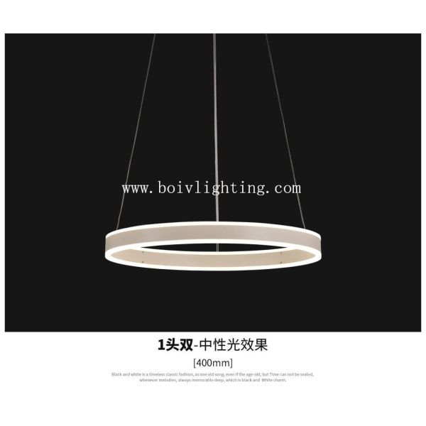BV2018/200/400/600/800MM Hanging Lamp Pendant Lightings Acrylic White