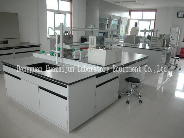 3m Length Steel Lab Furniture , Acid Resist Laboratory Benches And Cabinets