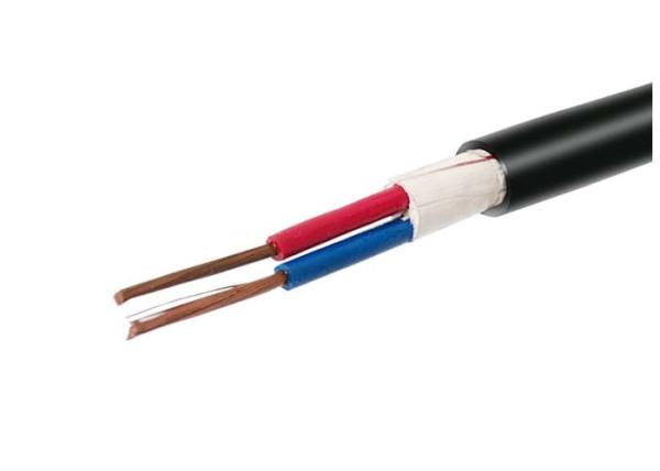Stranded Copper Conductor Two Cores 1kV Pvc Jacket Cable / Pvc Insulated And Sheathed Cable