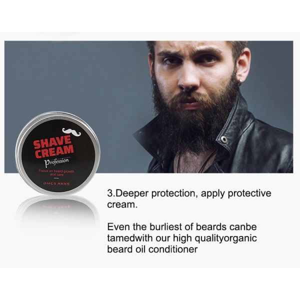 Травяной набор роста бороды холить людей бальзама масла сыворотки бороды 120ML