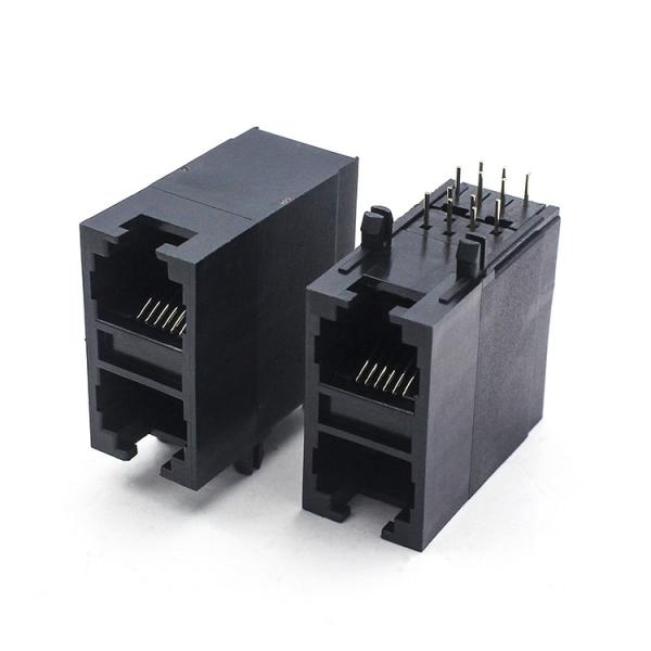 PWB Jack/1,5 del teléfono RJ11 un enchufe del Pin de 30mΩ Rj11 6 ningún LED TM59B521SXX11