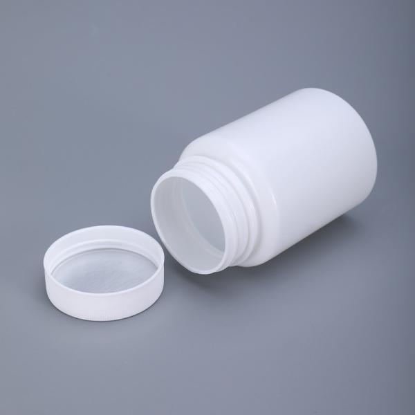 Logo du client acceptable Bouteille de pilule en plastique HDPE pour médicament et couvercle à vis