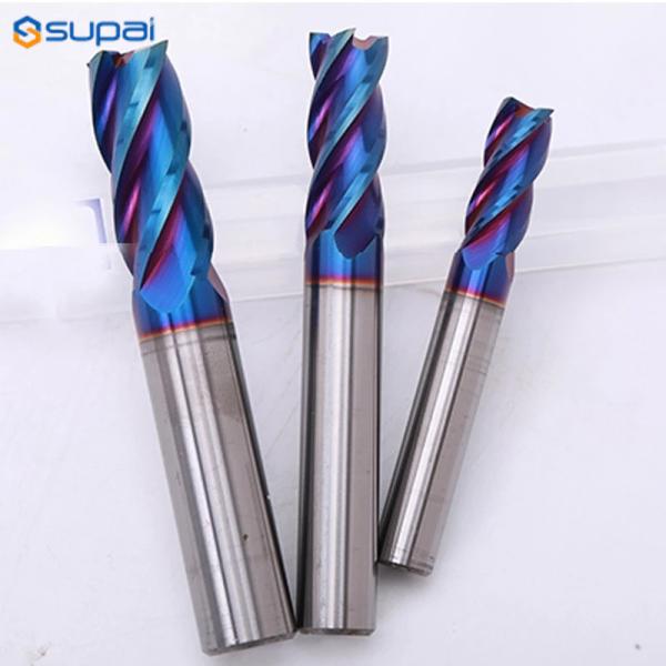Carbide Square End Mill With 30 Degrees Helix Angle And Carbide Cutting Edge Material