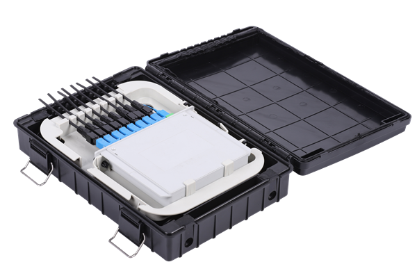 3 Time Telecommunication Plastic 8 Cores Distribution Box for Fiber Optic Installation