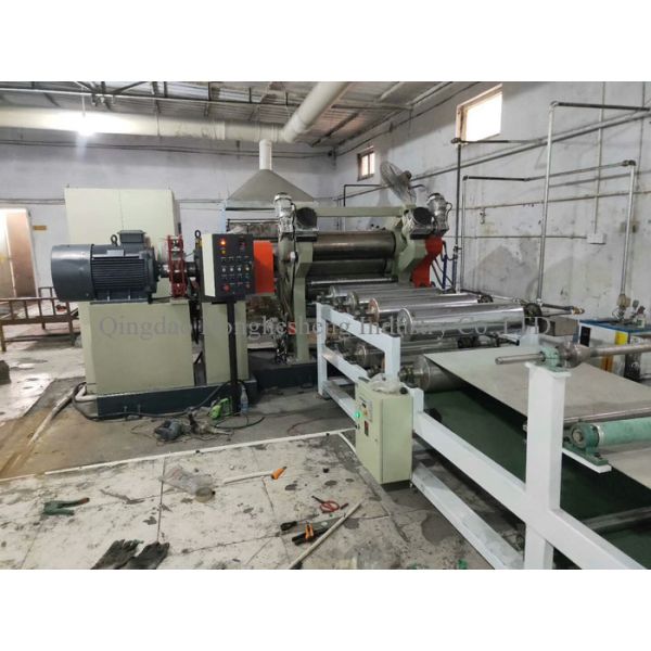 Three Rolls Rubber Calender Mill 0.2MM For Double Side Coating