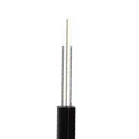CABLE DROP de fibre optique en acier noir / blanc ou en FRP